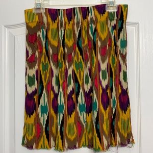 Multi color stretchy skirt Medium